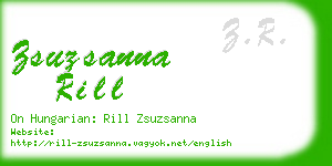 zsuzsanna rill business card